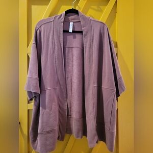 Athleta Plum Cardigan